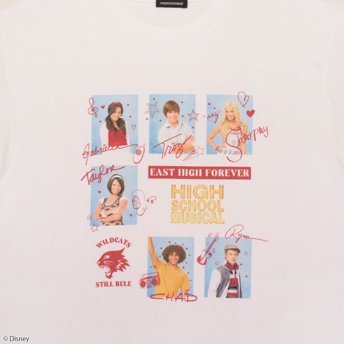 Disney】 ハイスクール・ミュージカル/Tシャツ(PONEYCOMB TOKYO
