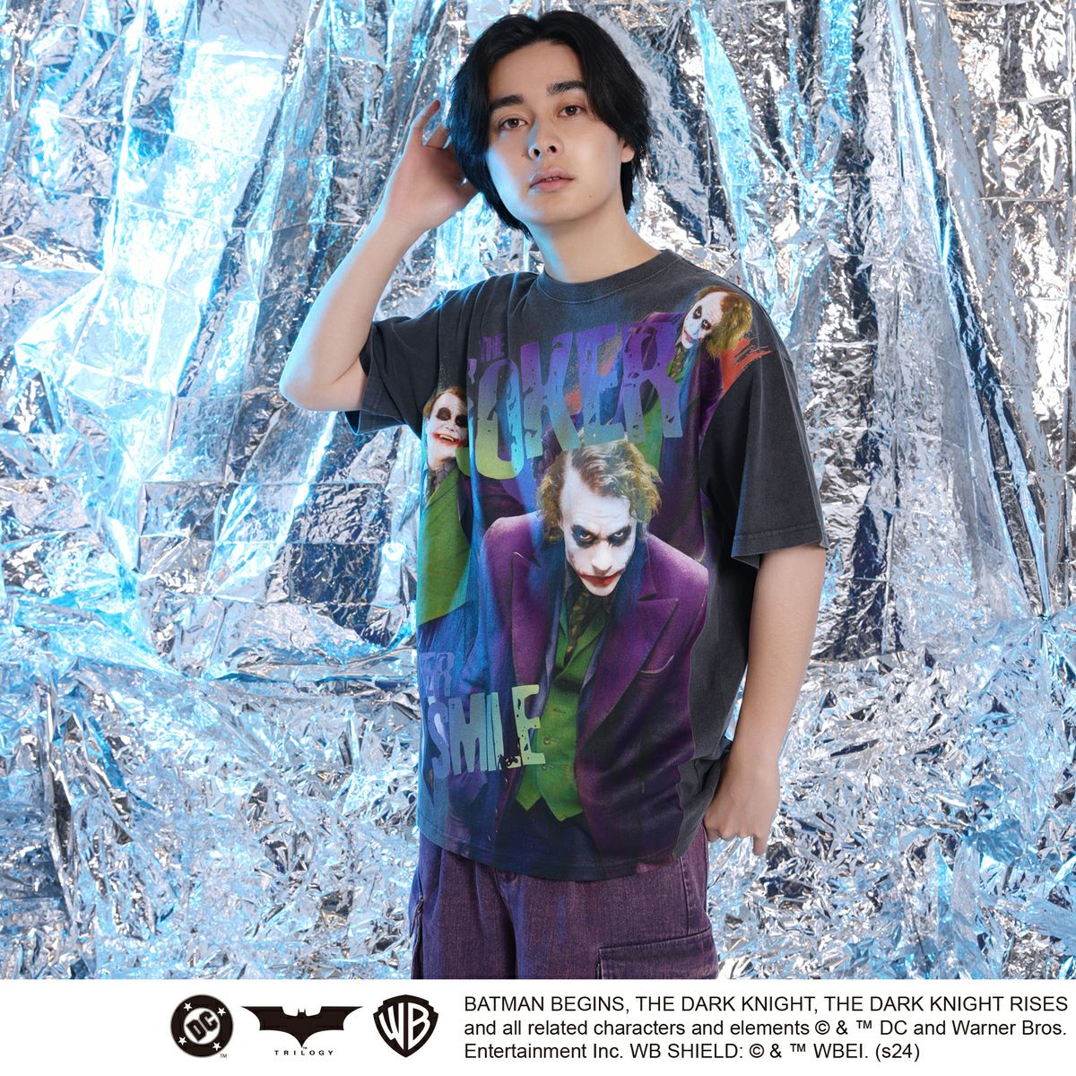 DC】ジョーカー/ヴィンテージ加工Tシャツ(PONEYCOMB TOKYO