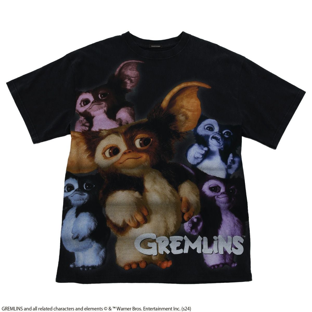 希少　ギズモ　Manufacturas Quiron,s.a. ヴィンテージ Gremlins】ギズモ/ヴィンテージ加工Tシャツ(PONEYCOMB TOKYO
