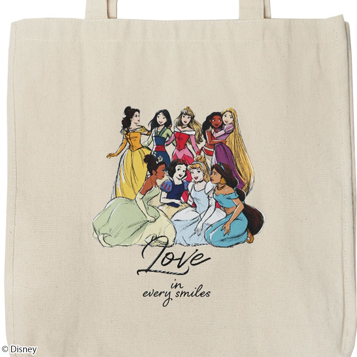 Disney】ディズニープリンセス/トートバッグ(PONEYCOMB TOKYO