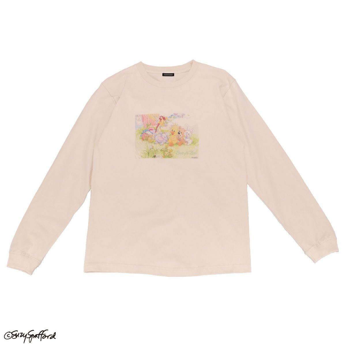 【売切最終】Suzie kondi スージーコンディ カルピクルーネックTシャツ カルピ クルーネック ティー（ピンク/ブラウン/ターコイズ）｜Suzie