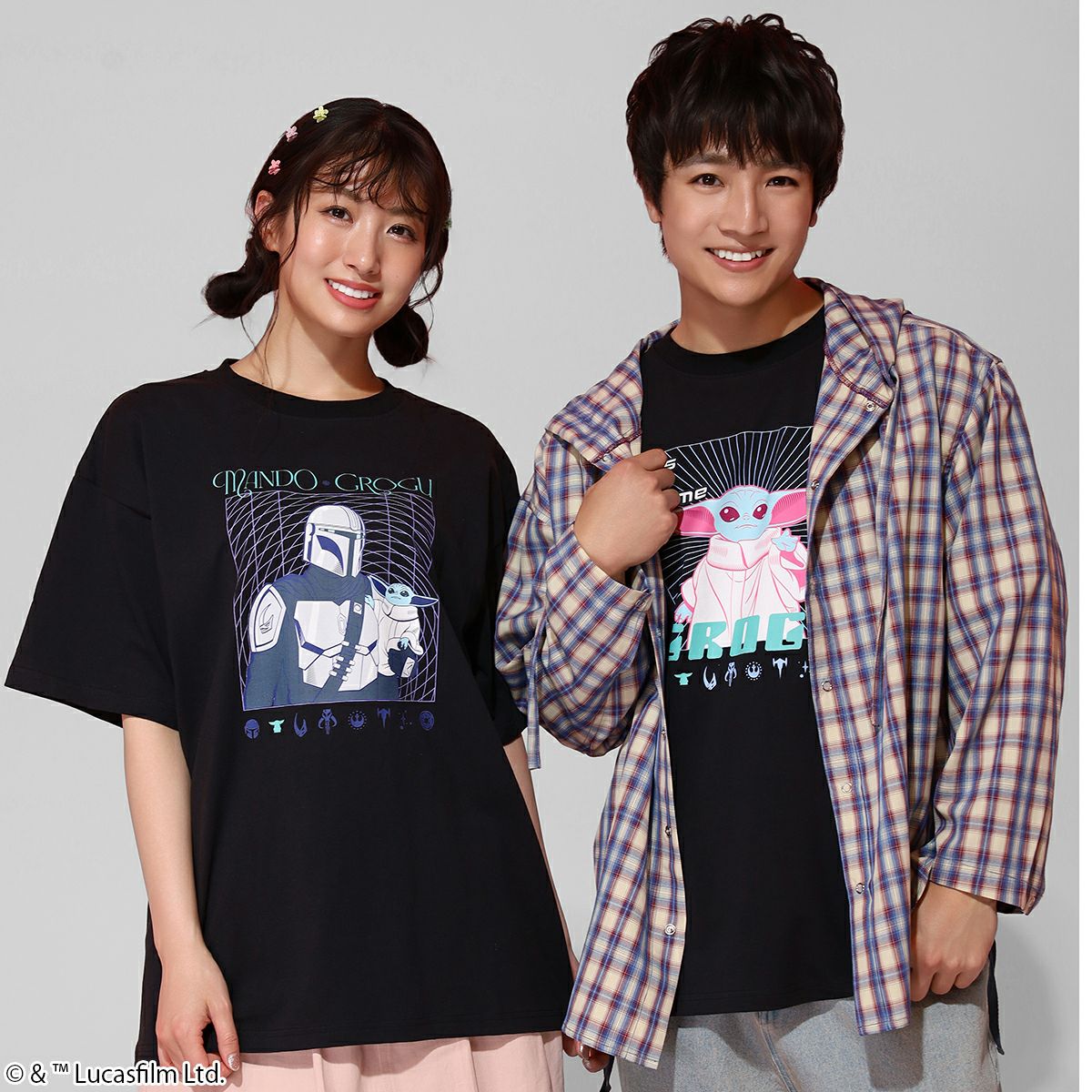 STAR WARS】マンダロリアン&グローグー/Tシャツ(PONEYCOMB TOKYO