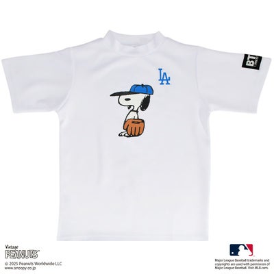 MLB×PEANUTS】スヌーピー/Los Angeles Dodgers/モックネックTシャツ 