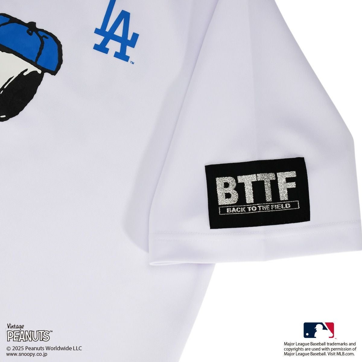 MLB×PEANUTS】スヌーピー/Los Angeles Dodgers/モックネックTシャツ