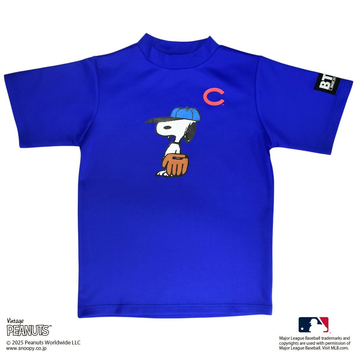 MLB×PEANUTS】スヌーピー/New York Yankees/モックネックTシャツ(BACK