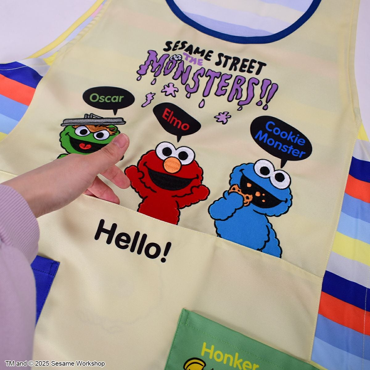 SESAME STREET】セサミストリート/モンスターズ エプロン(L.W.C.