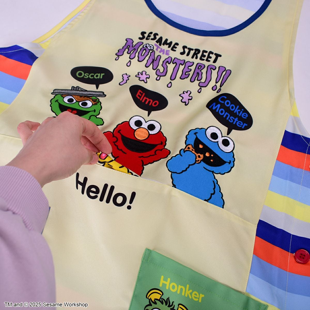 SESAME STREET】セサミストリート/モンスターズ エプロン(L.W.C.