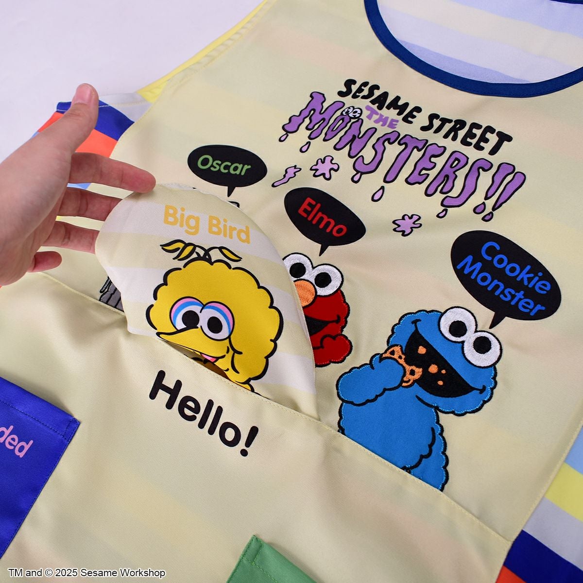 SESAME STREET】セサミストリート/モンスターズ エプロン(L.W.C.