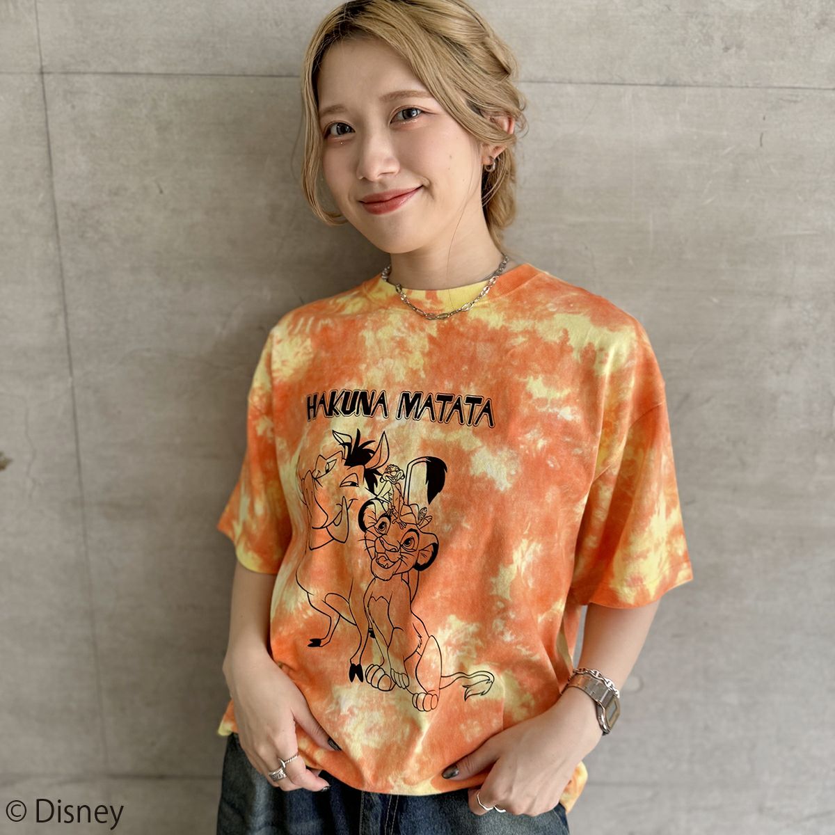 Disney】ライオン・キング/タイダイ/Tシャツ(PONEYCOMB TOKYO