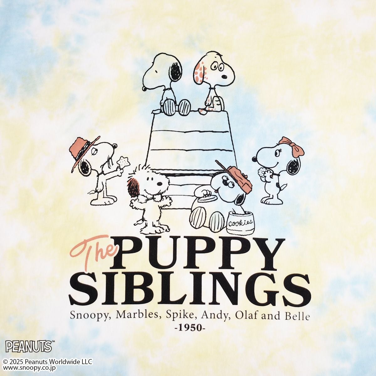 PEANUTS】スヌーピー/タイダイ/Tシャツ(PONEYCOMB TOKYO) | PONEYCOMB