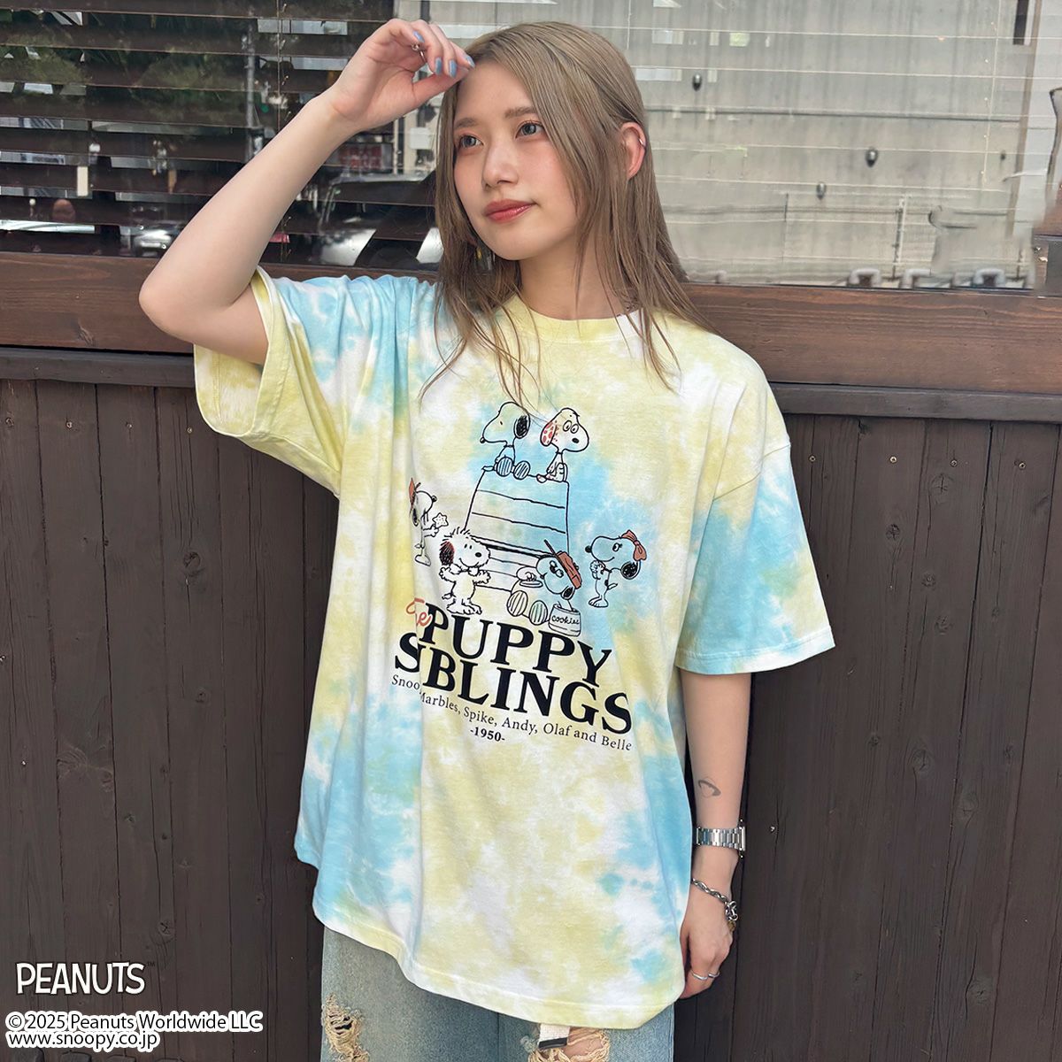 PEANUTS】スヌーピー/タイダイ/Tシャツ(PONEYCOMB TOKYO) | PONEYCOMB