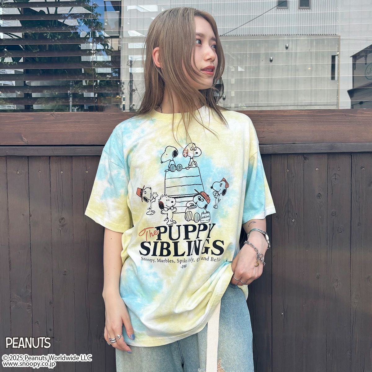 PEANUTS】スヌーピー/タイダイ/Tシャツ(PONEYCOMB TOKYO) | PONEYCOMB