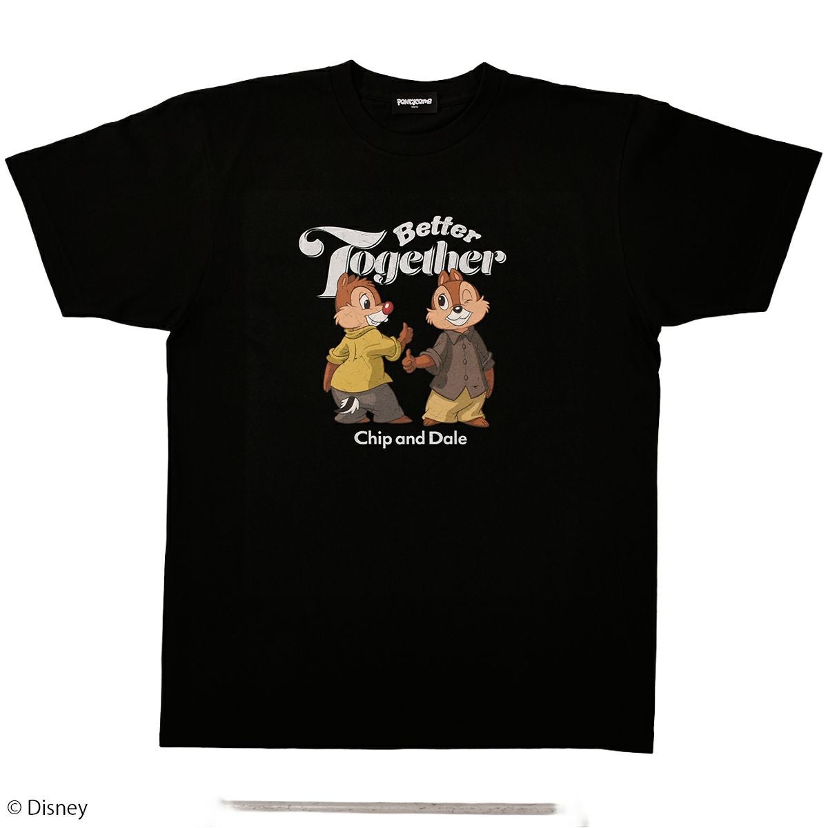 Disney】チップ＆デール/Better Together/Tシャツ(PONEYCOMB TOKYO