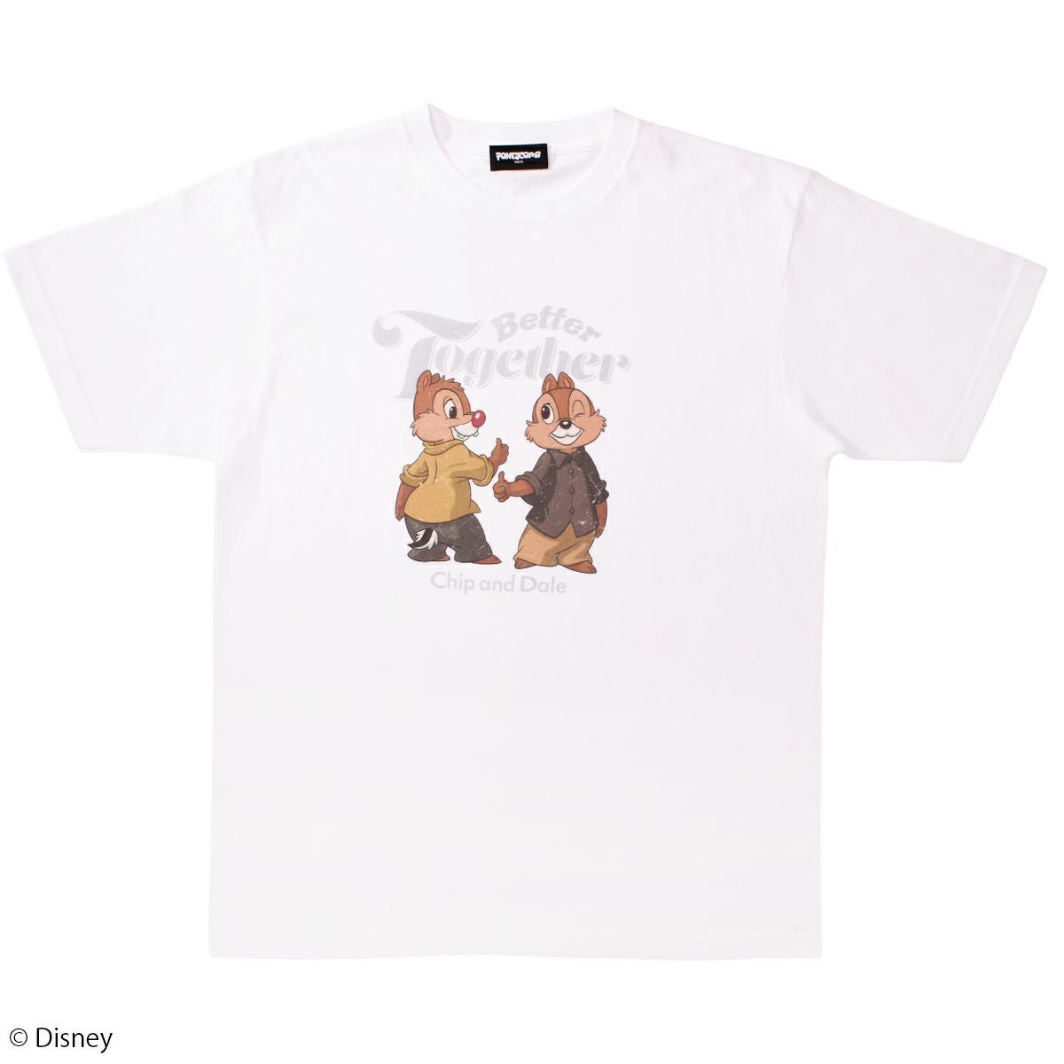 Disney】チップ＆デール/Better Together/Tシャツ(PONEYCOMB TOKYO