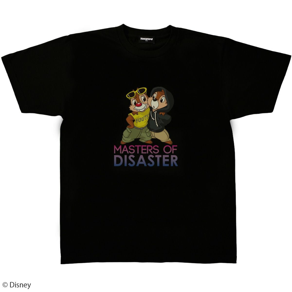 Disney】チップ＆デール/MASTERS OF DISASTER/Tシャツ(PONEYCOMB TOKYO