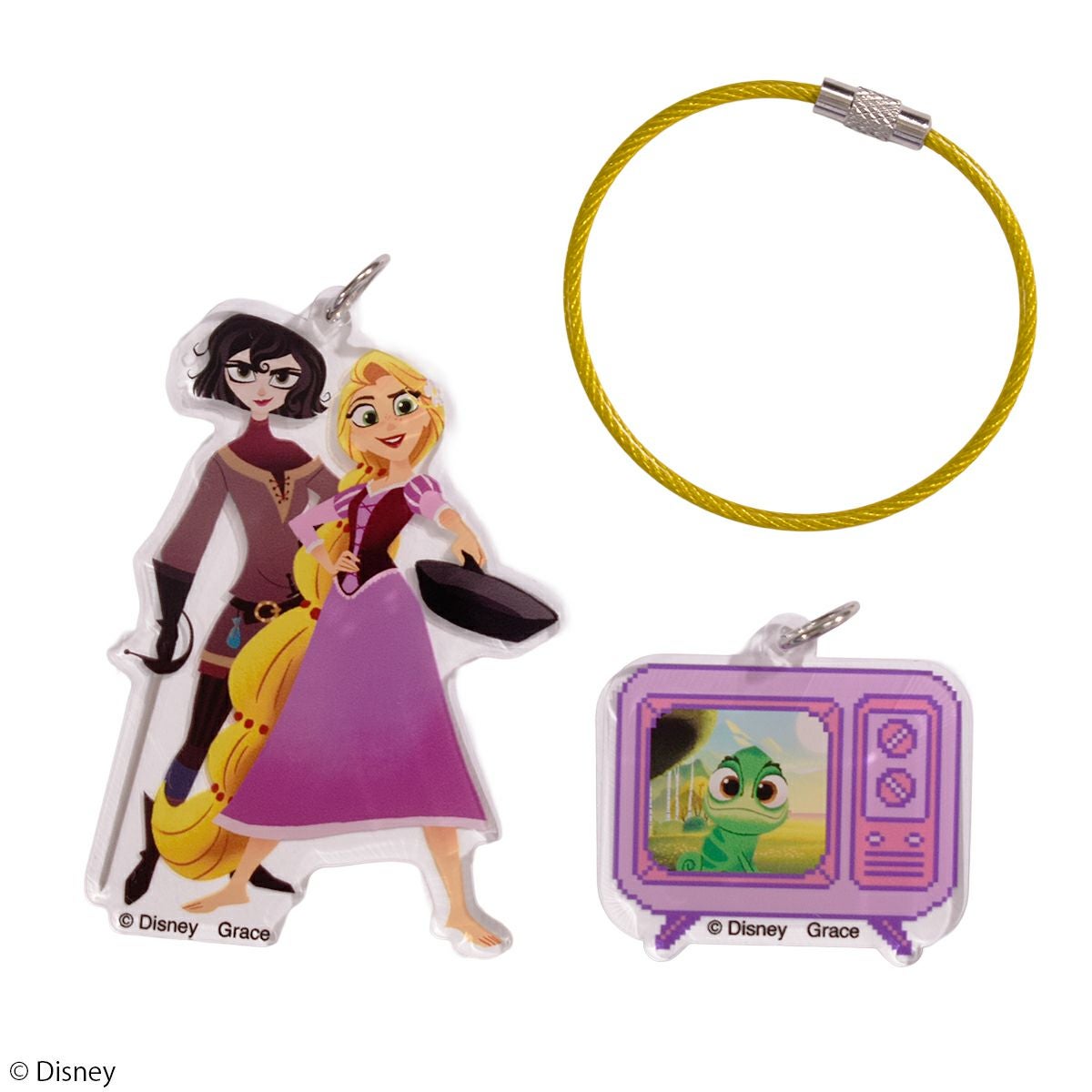Disney】ラプンツェル ザ・シリーズ/2連アクリルチャーム(PONEYCOMB