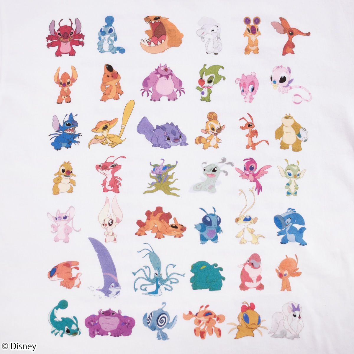 Disney】リロ＆スティッチ/試作品集合/Tシャツ(PONEYCOMB TOKYO