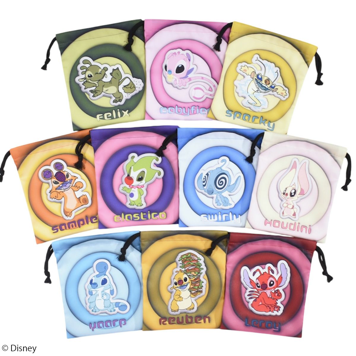 Disney】リロ＆スティッチ/試作品/ブラインド巾着(PONEYCOMB TOKYO