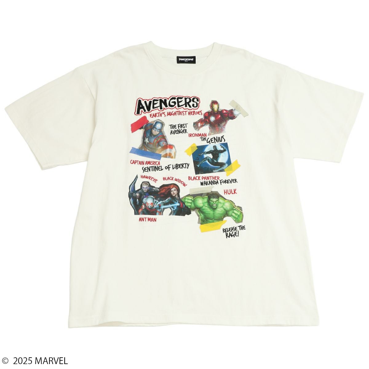 MARVEL】アベンジャーズ/エンドゲーム /ヴィンテージ加工Tシャツ