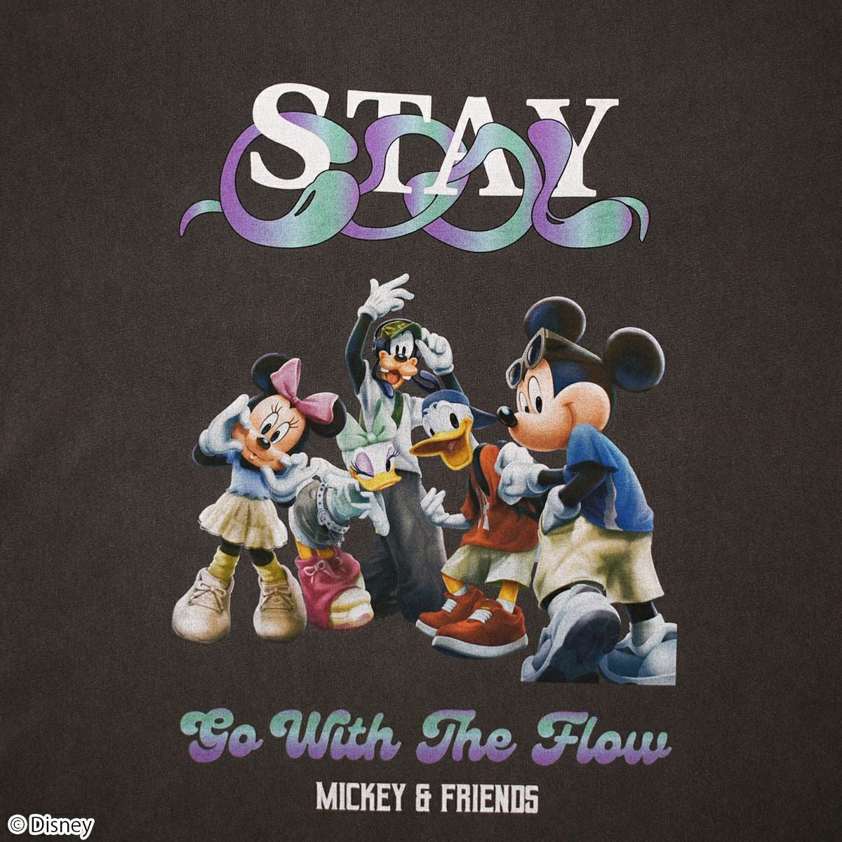 Disney】ミッキー＆フレンズ集合/Tシャツ(PONEYCOMB TOKYO
