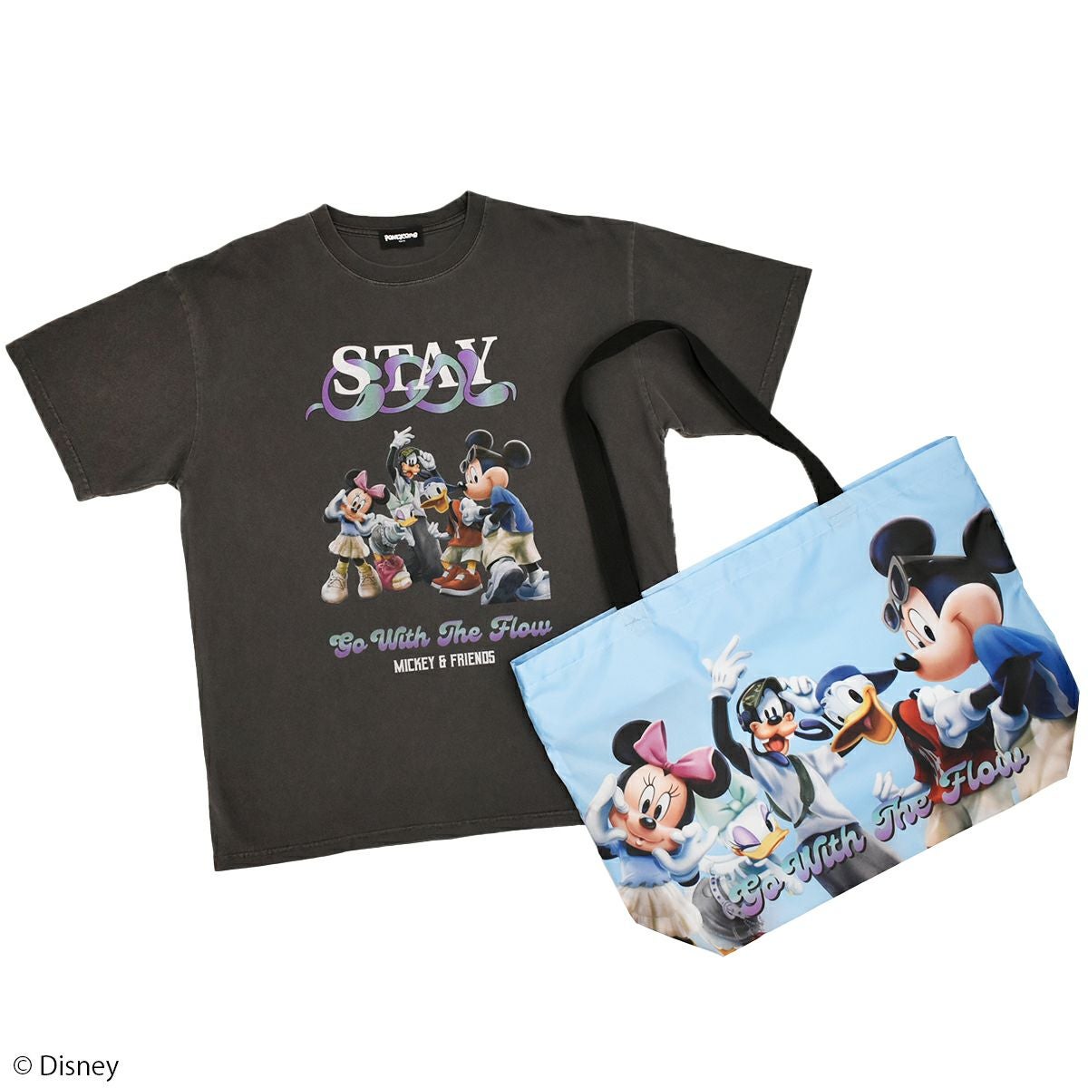 Disney】ミッキー＆フレンズ集合/Tシャツ(PONEYCOMB TOKYO