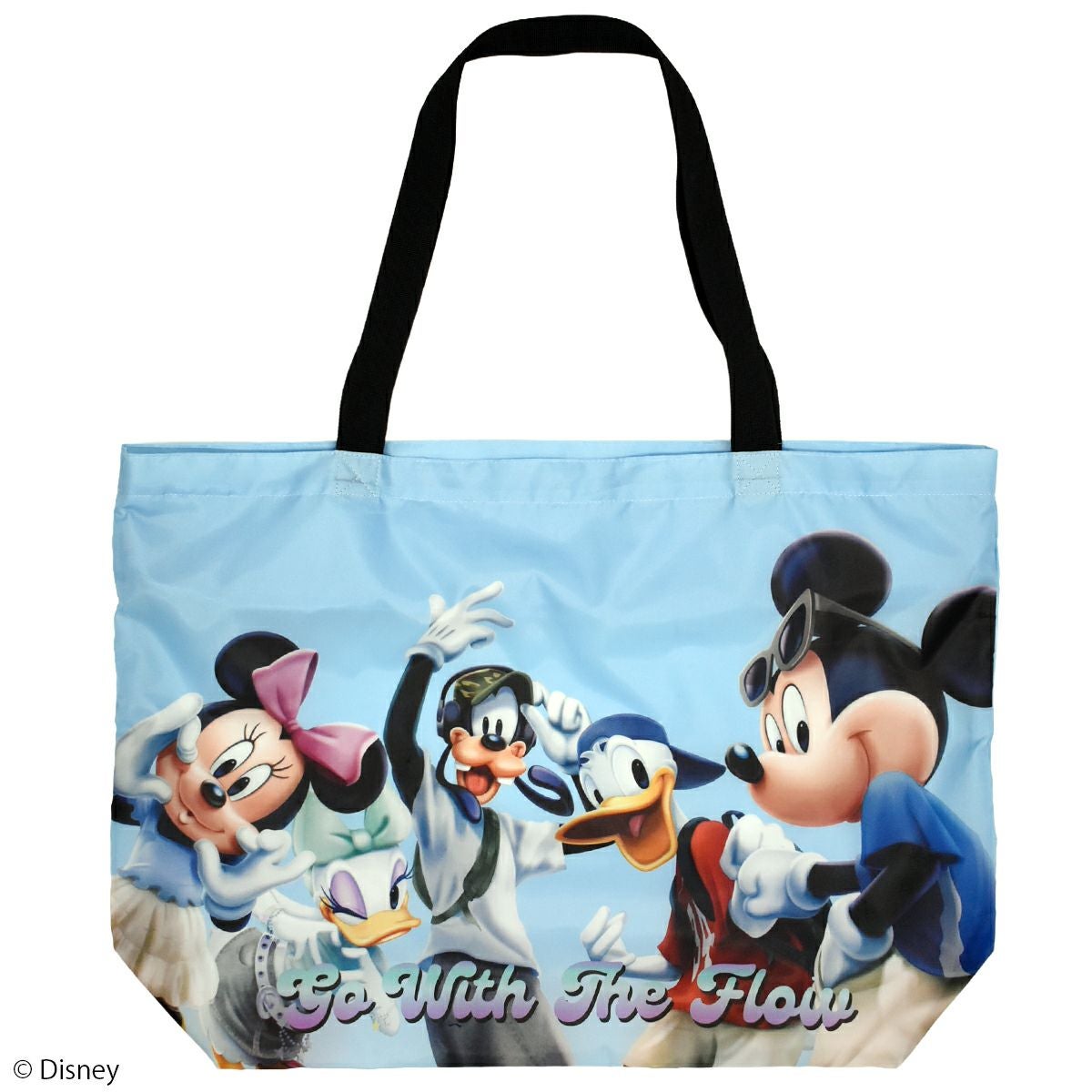 Disney】ミッキー＆フレンズ/ファスナー付きトートバッグ(PONEYCOMB