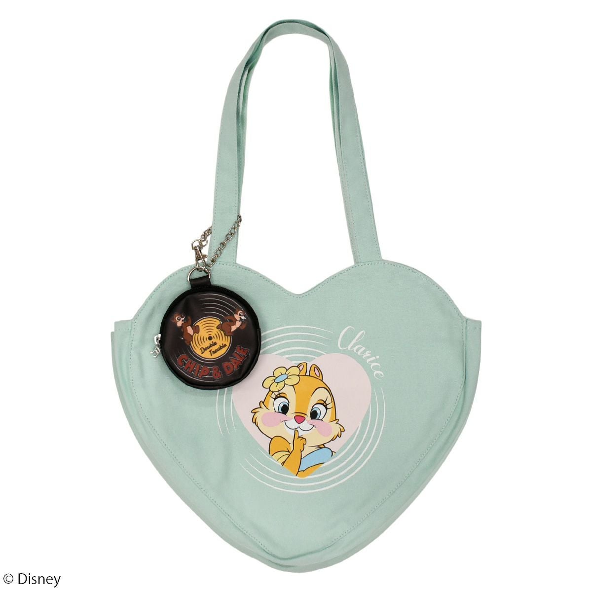 Disney】チップ＆デール/レコード風/ポーチ(PONEYCOMB TOKYO