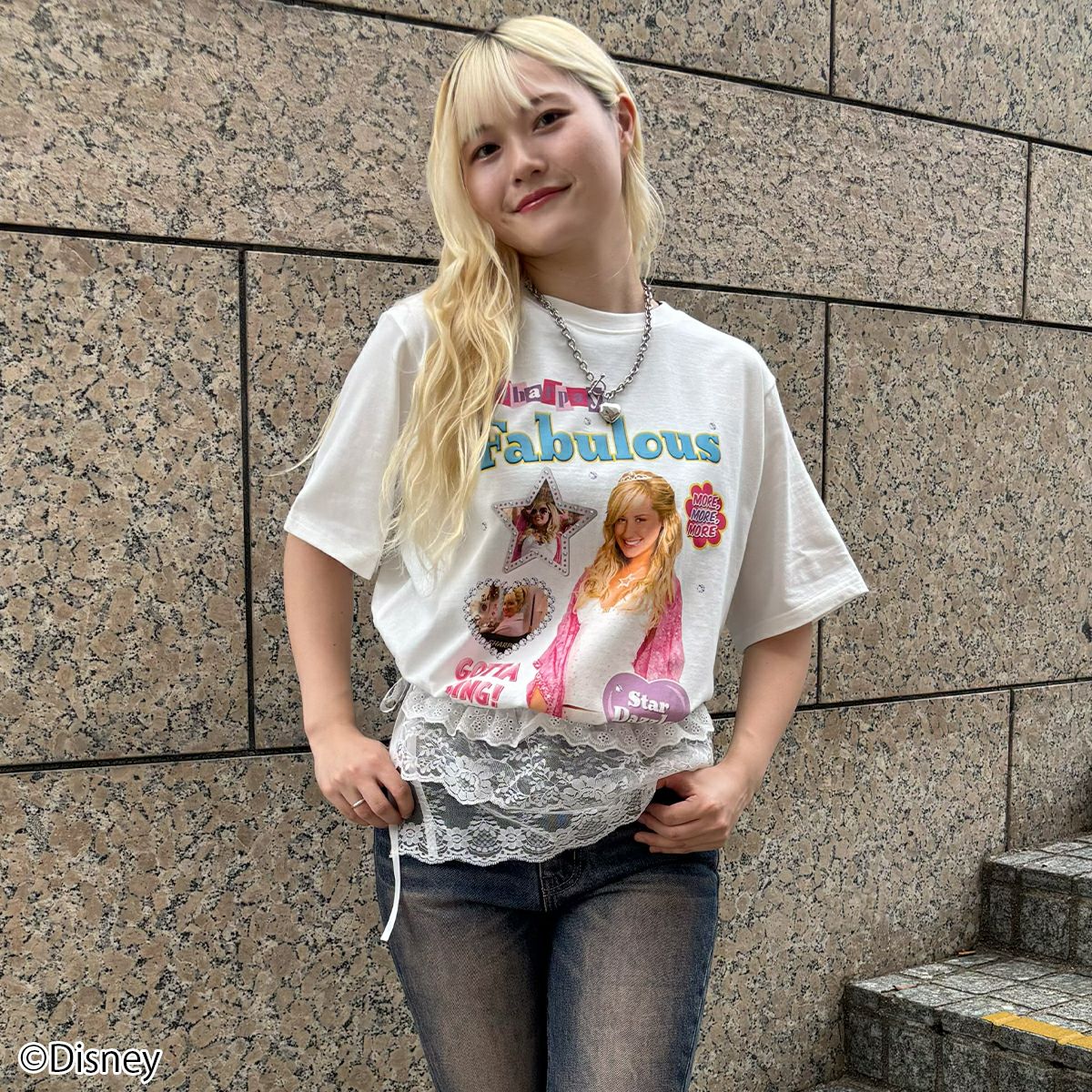 Disney】シャーペイ・エヴァンス/Tシャツ(PONEYCOMB TOKYO