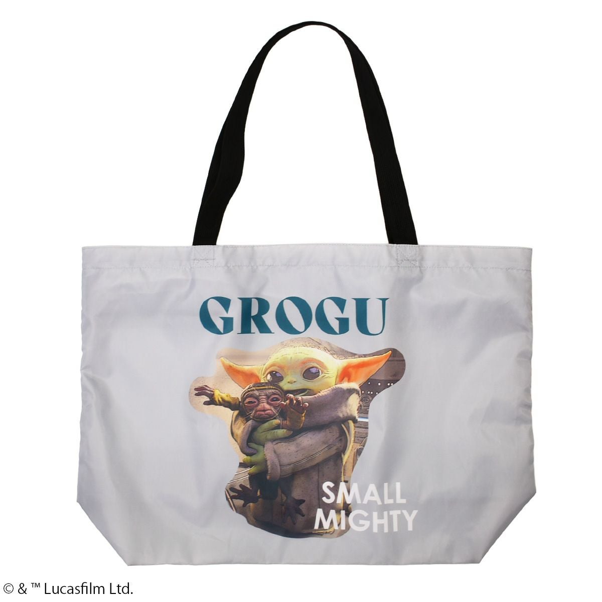 ちま STAR WARS 　スター・ウォーズ　グローグー トートバッグ STAR WARS】グローグー/ファスナー付きトートバッグ(PONEYCOMB TOKYO