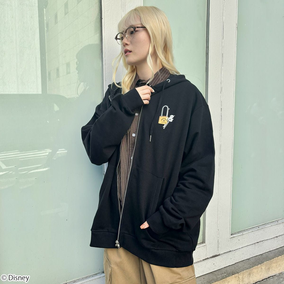 Disney】ミッキー＆チップ＆デール/ジップパーカー(PONEYCOMB TOKYO