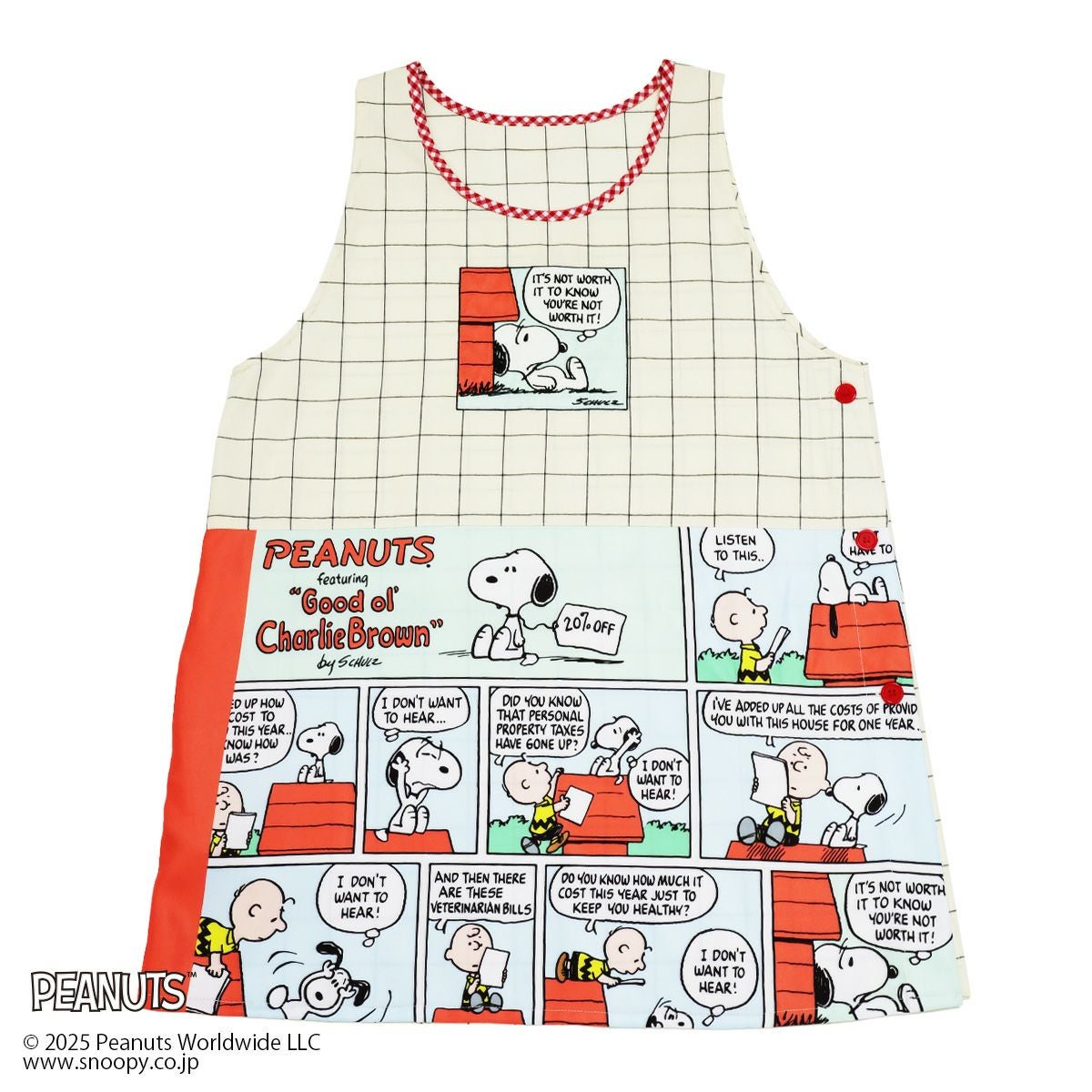 PEANUTS】コミック/エプロン(L.W.C. SELECT) | PONEYCOMB TOKYO