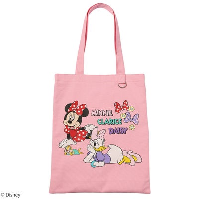 Disney】ミニーマウス＆デイジーダック＆クラリス/トートバッグ 