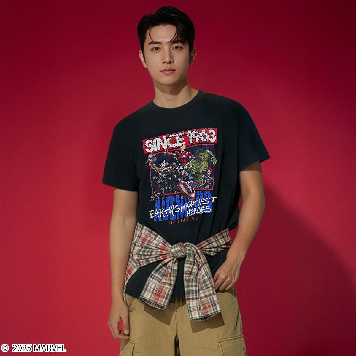 MARVEL】アベンジャーズ/3Dアート/Tシャツ(PONEYCOMB TOKYO