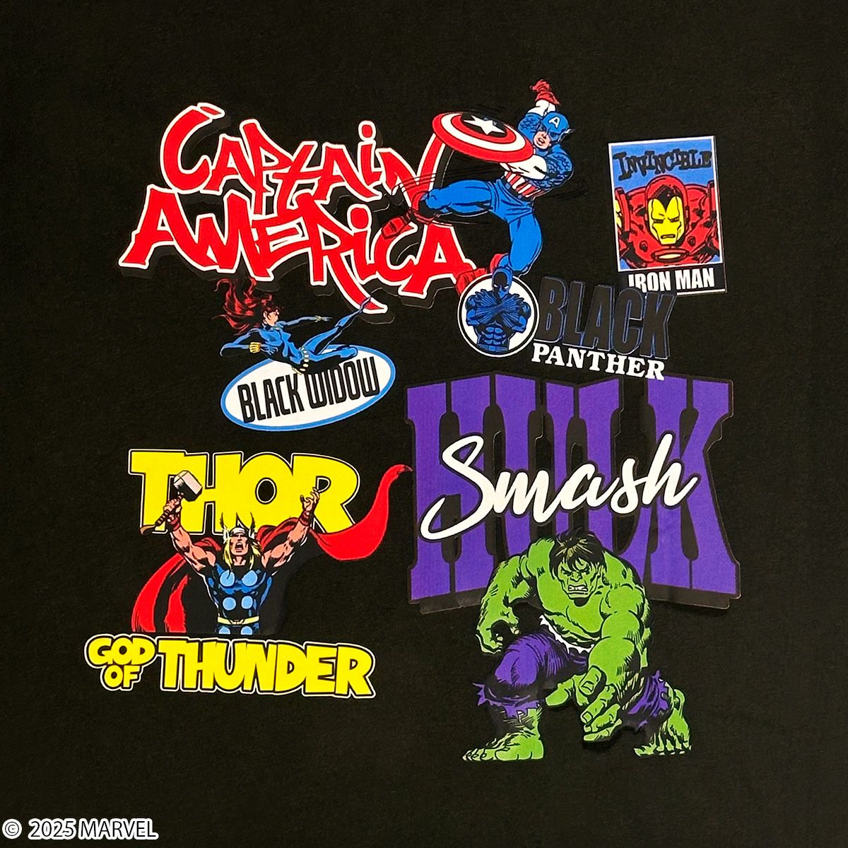 MARVEL】アベンジャーズ/コミックアート/Tシャツ(PONEYCOMB TOKYO