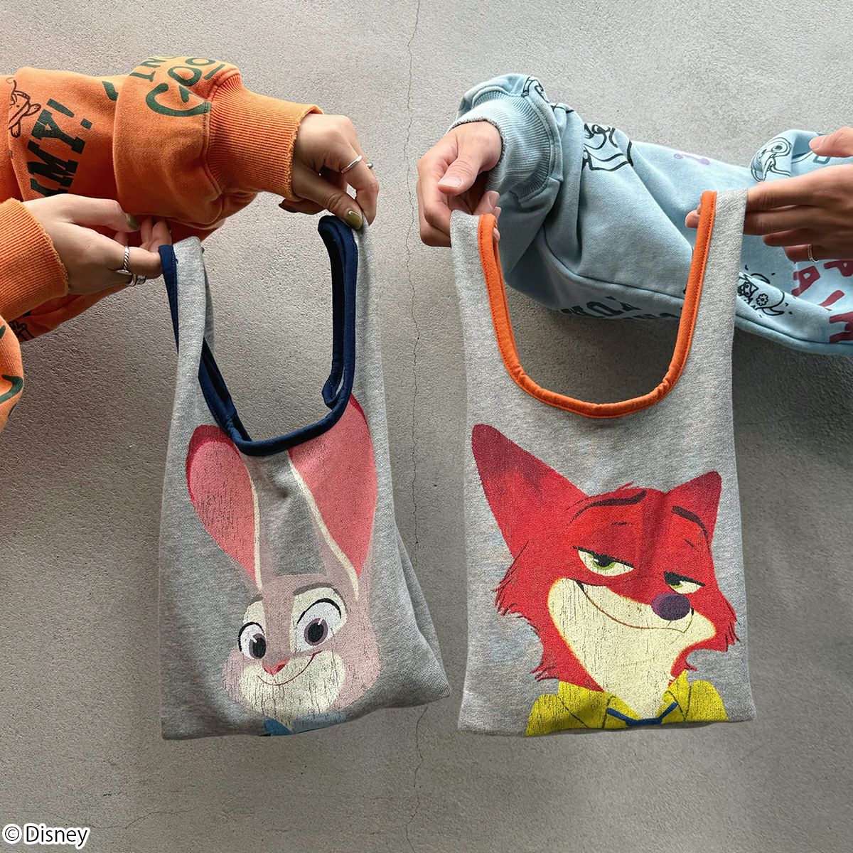 【未使用品】DOUBLE NAME ズートピア ノベルティ Disney】ズートピア/パイピングスウェットミニバッグ(DOUBLE NAME