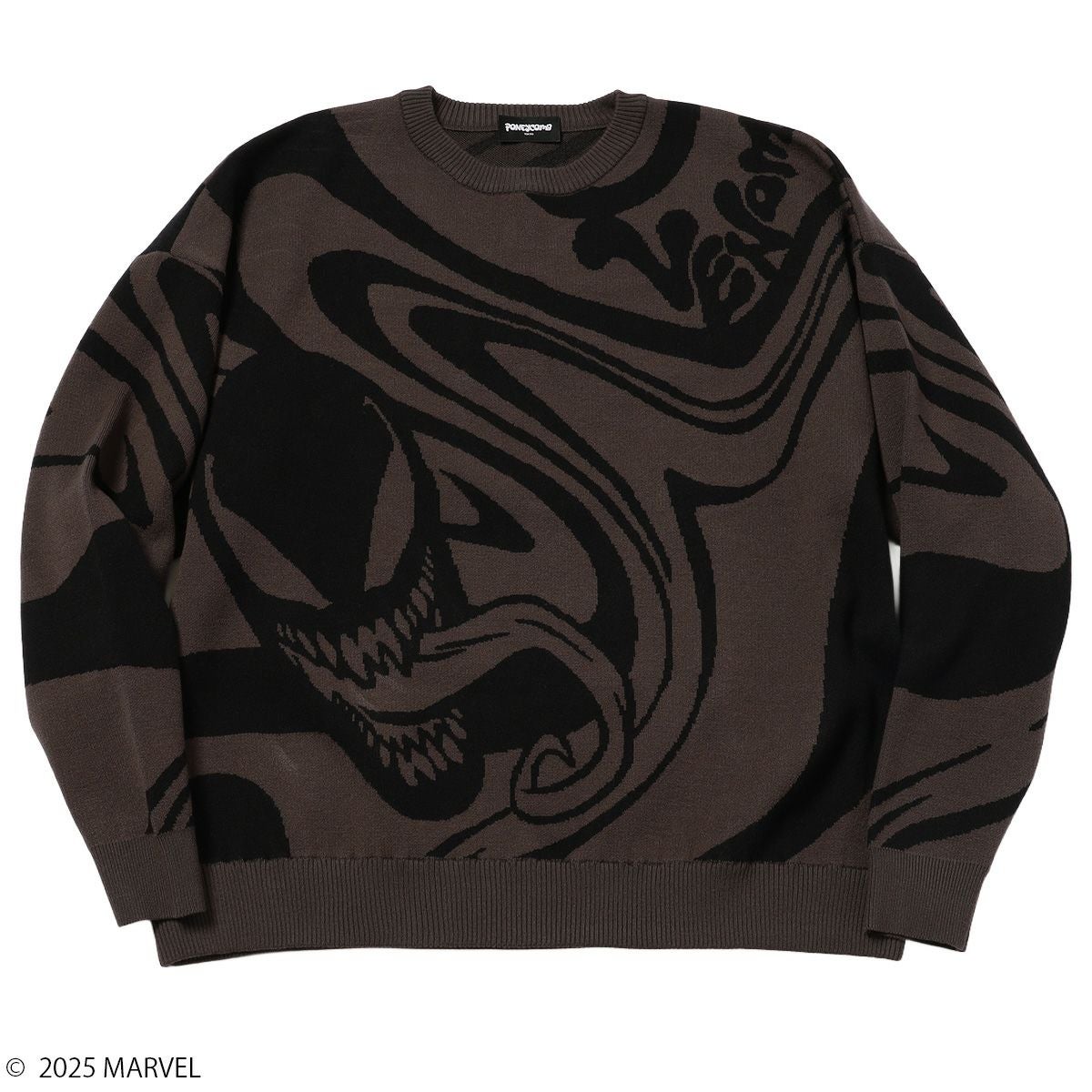 MARVEL】スパイダーマン/WITH GREAT POWER/ジャガードニット(PONEYCOMB