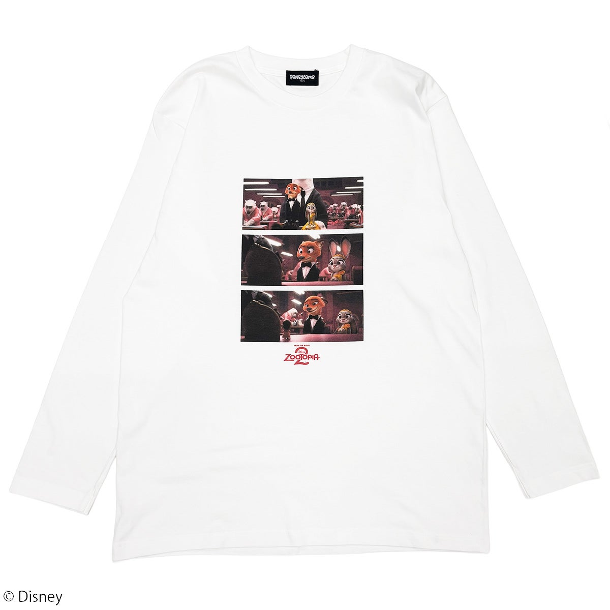 Disney】ズートピア2/シーンA/ロングスリーブTシャツ(PONEYCOMB TOKYO