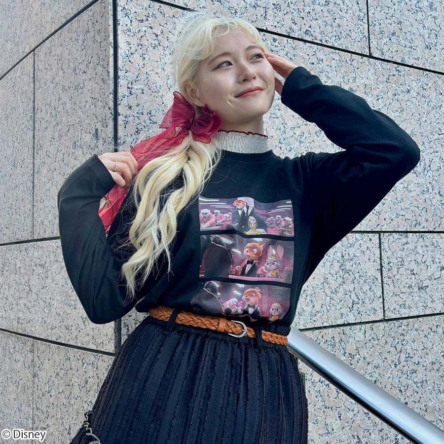 Disney】ズートピア2/シーンA/ロングスリーブTシャツ(PONEYCOMB TOKYO