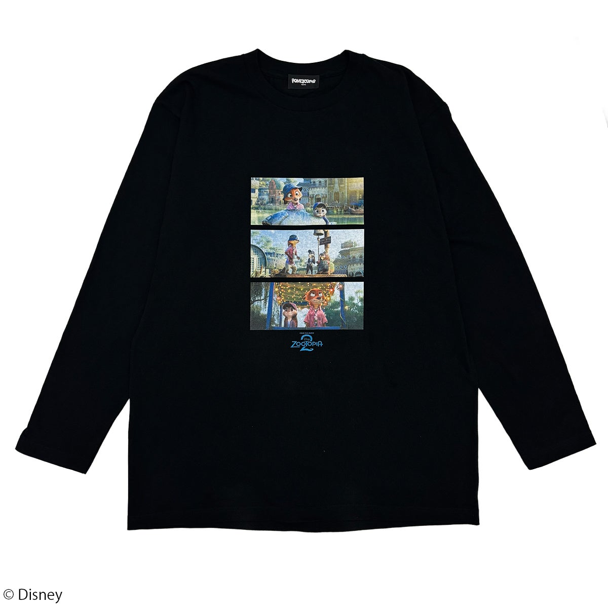 Disney】ズートピア2/シーンB/ロングスリーブTシャツ(PONEYCOMB TOKYO