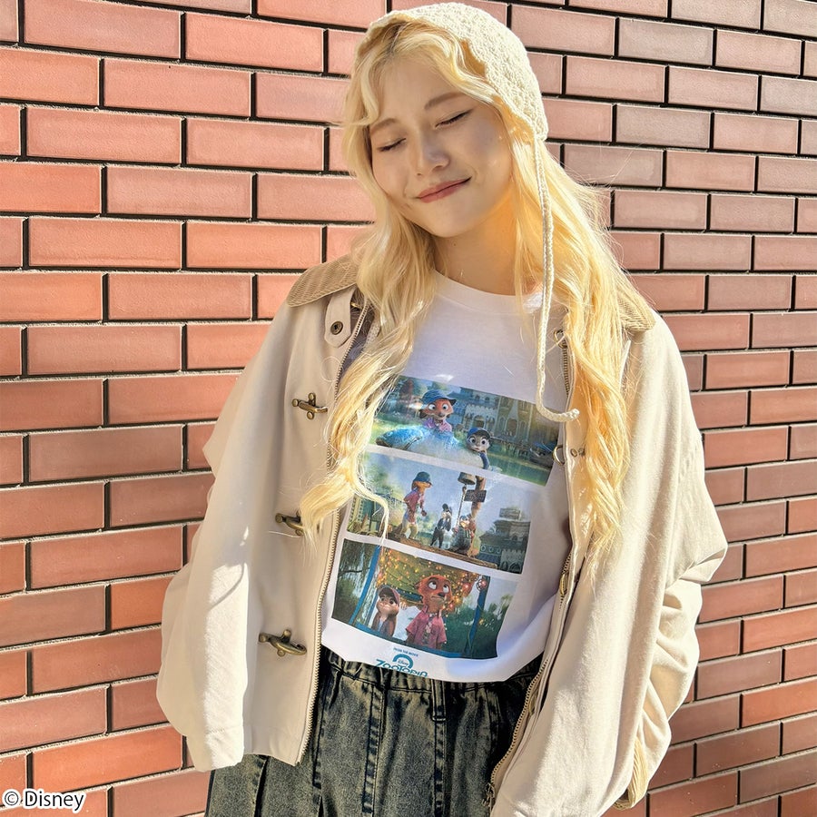 Disney】ズートピア2/シーンB/ロングスリーブTシャツ(PONEYCOMB TOKYO