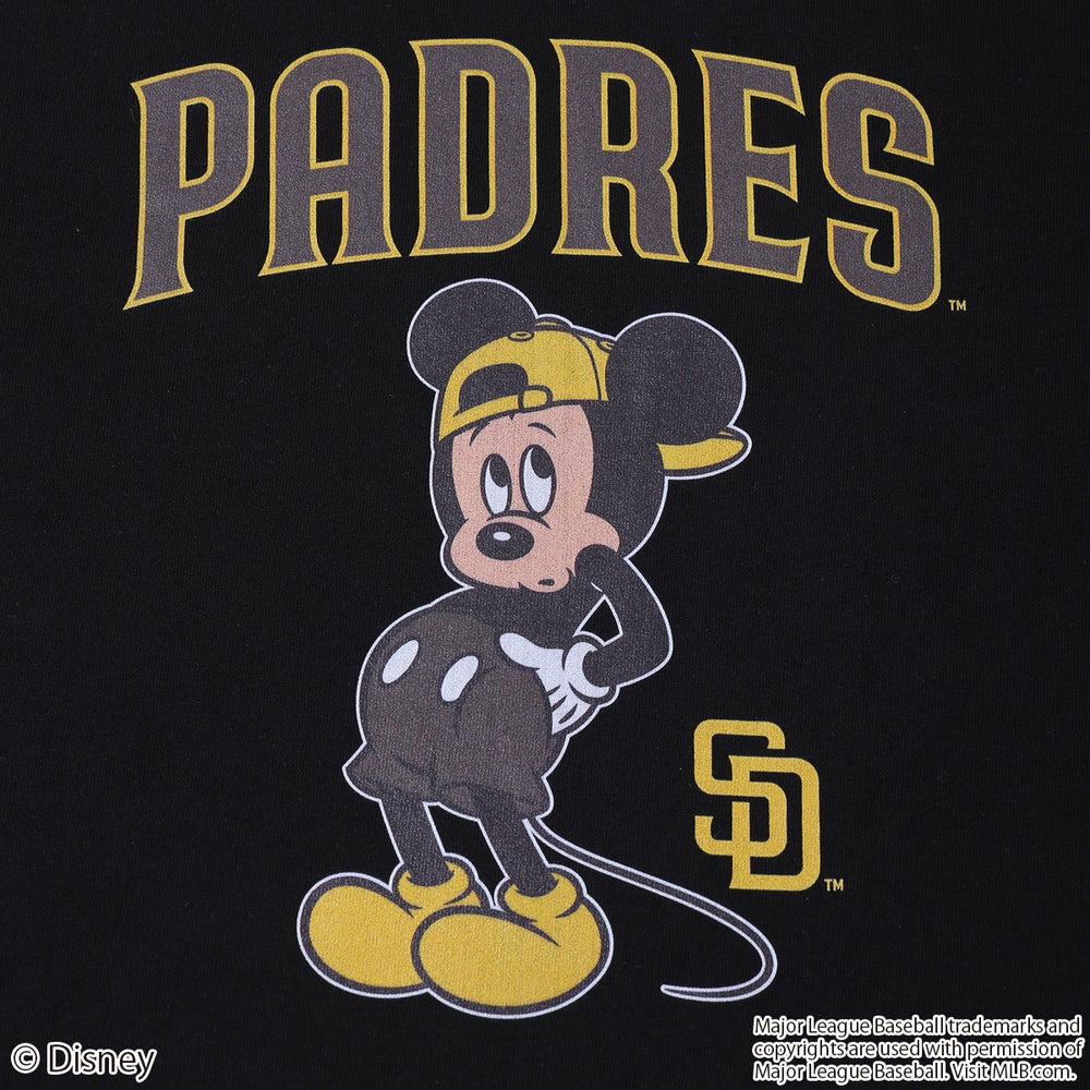 Disney】【MLB】ミッキー/San Diego Padres/Tシャツ(PONEYCOMB TOKYO