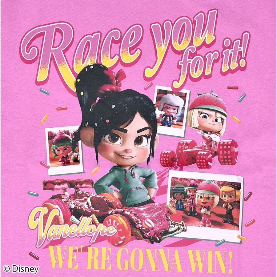 Disney】シュガー・ラッシュ/ヴァネロペ/Tシャツ(PONEYCOMB TOKYO