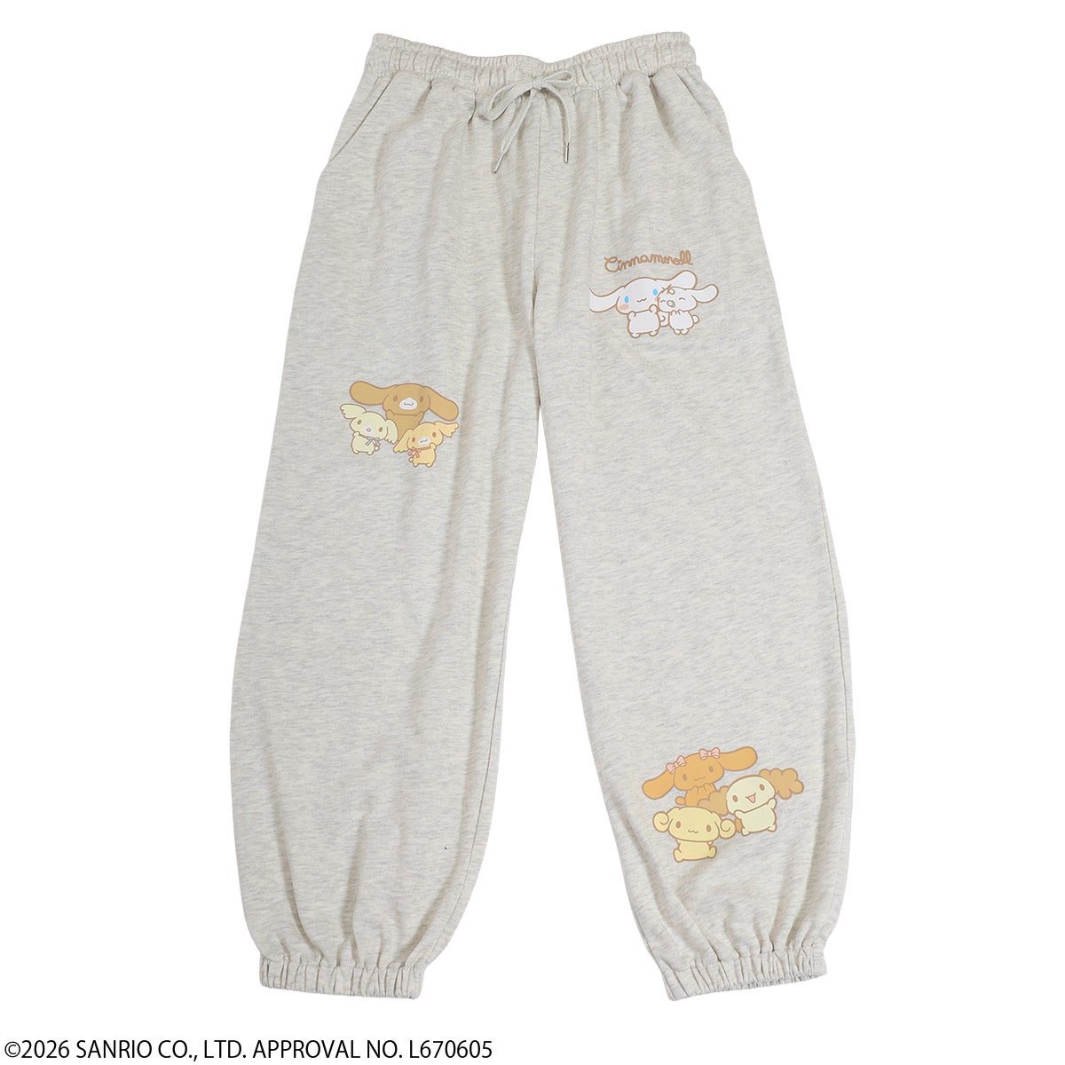 サンリオハウス×ジェラートピケコラボ スウェットパンツ シナモロール Sanrio characters】シナモロール/スウェットパンツ(PONEYCOMB TOKYO