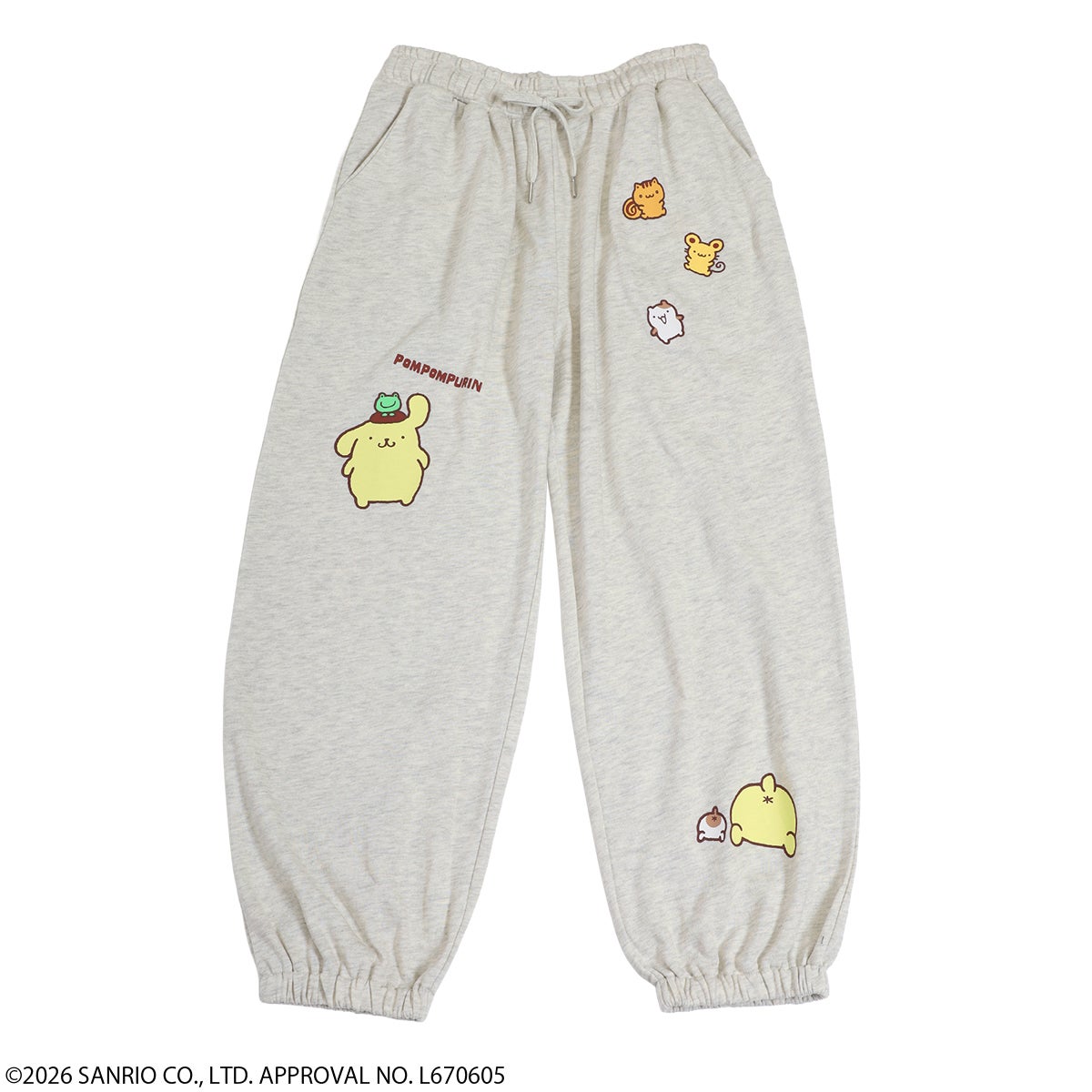 Sanrio characters】ポムポムプリン/スウェットパンツ(PONEYCOMB TOKYO