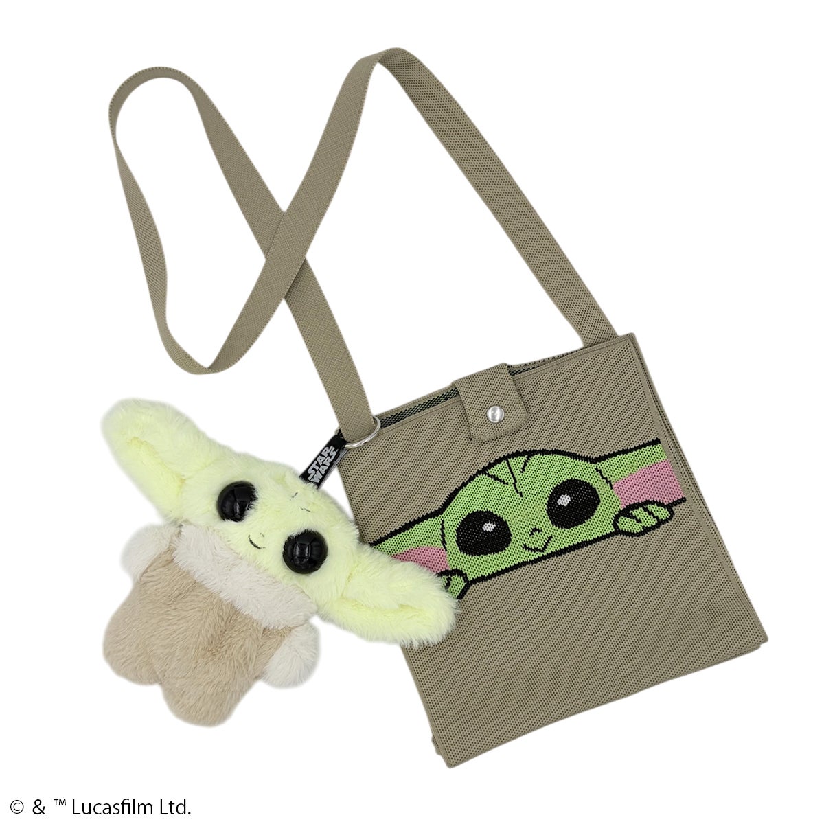 グローグー　ポーチ　チャーム STAR WARS】グローグー/ふわふわマスコットポーチ＆チャーム＜受注