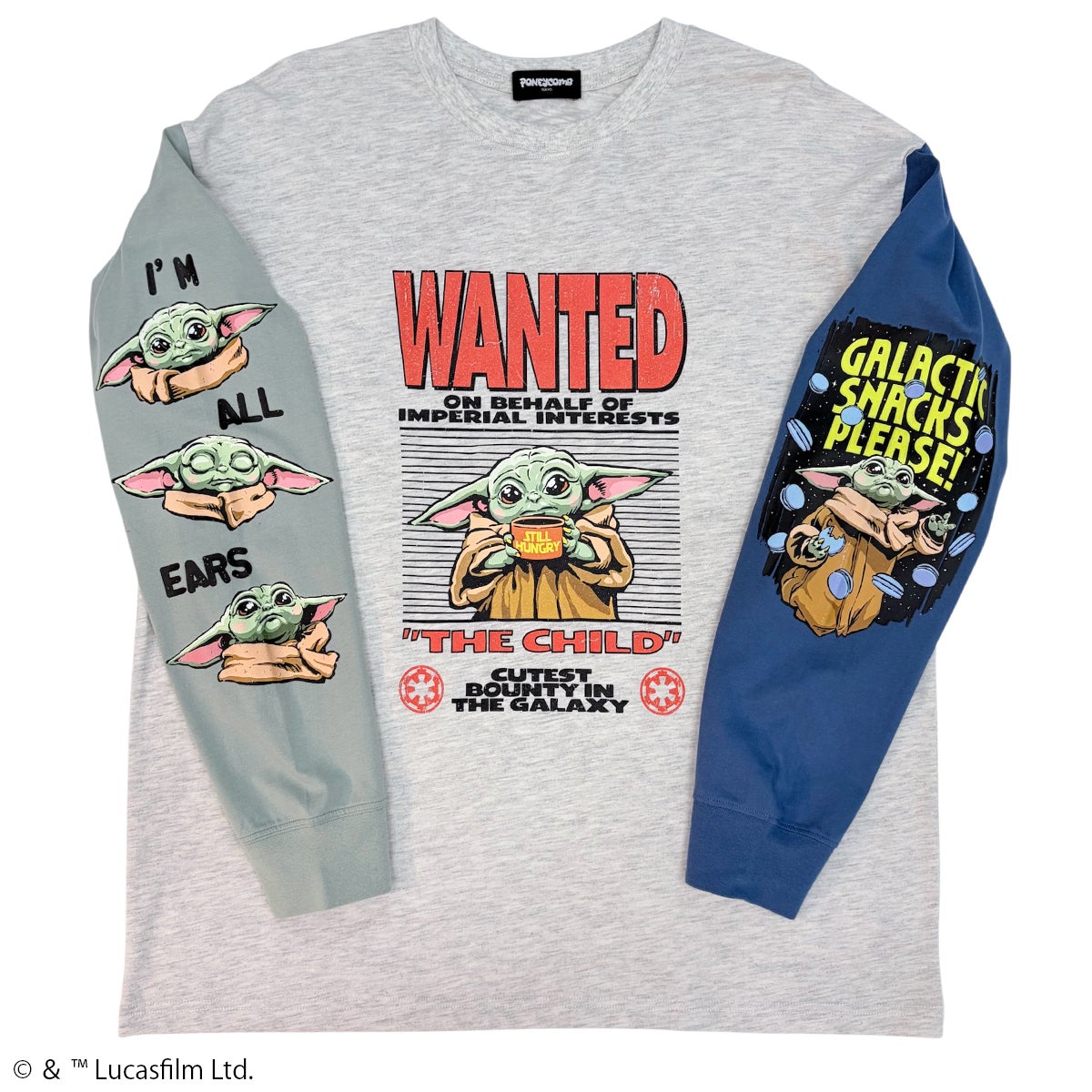 STAR WARS】グローグー/ロングスリーブTシャツ(PONEYCOMB TOKYO