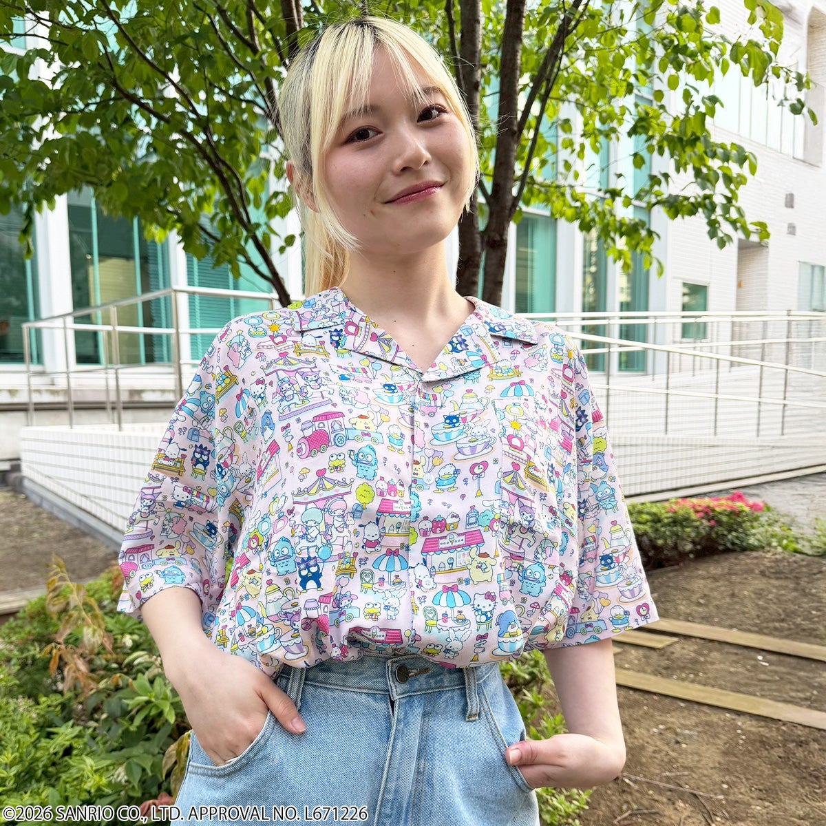 Sanrio characters】総柄シャツ(PONEYCOMB TOKYO) | PONEYCOMB TOKYO