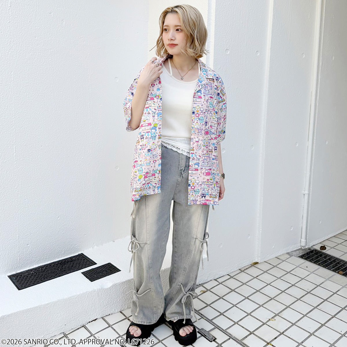 Sanrio characters】総柄シャツ(PONEYCOMB TOKYO) | PONEYCOMB TOKYO