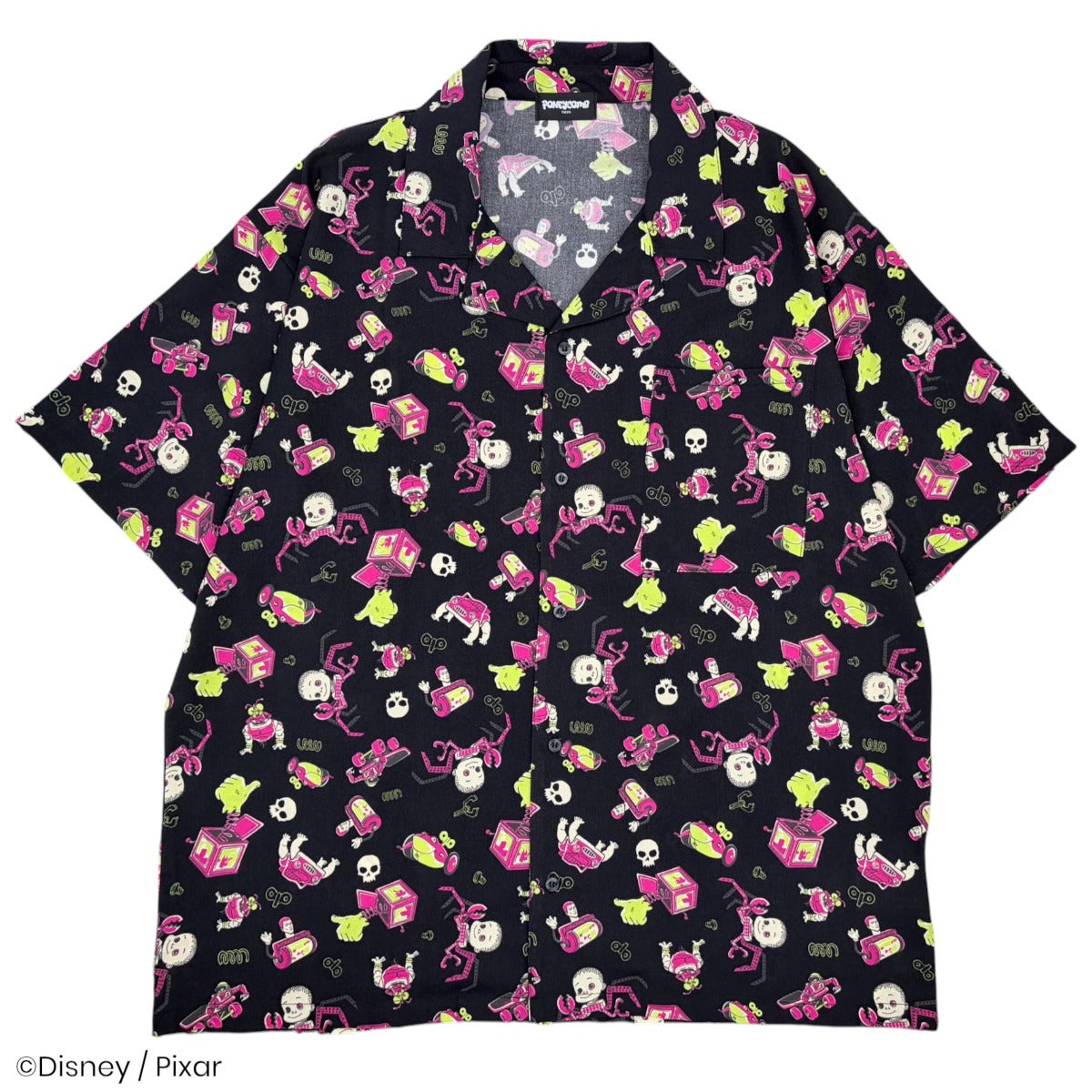 【Disney】リロ＆スティッチ　総柄アロハシャツPONEYCOMB TOKYO Disney】リロ＆スティッチ/試作品集合/Tシャツ(PONEYCOMB TOKYO