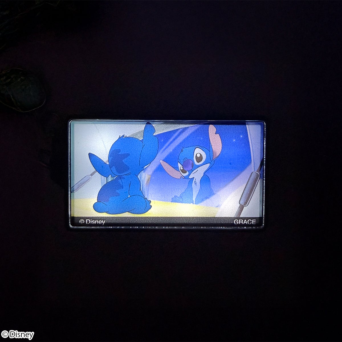 Disney】リロ＆スティッチ/LEDライトブラインドキーホルダー(PONEYCOMB